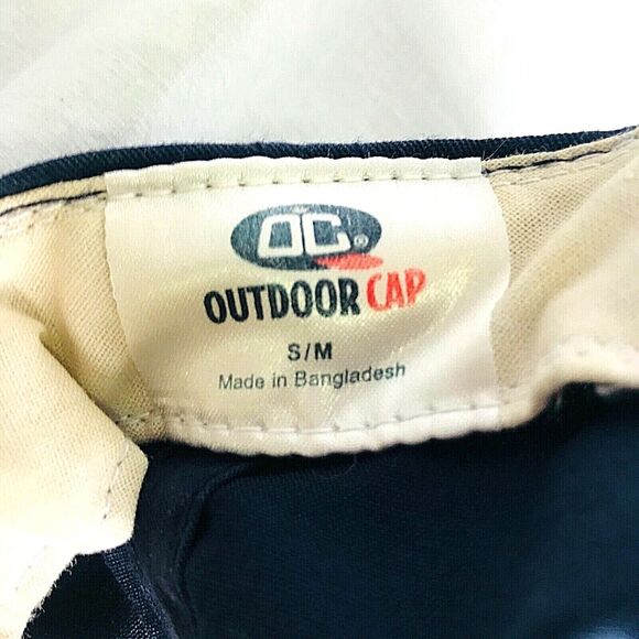 Atlanta Braves Cap Large Tomahawk Logo Outdoor Team MLB Blue Red S M Strap - Picture 4 of 12